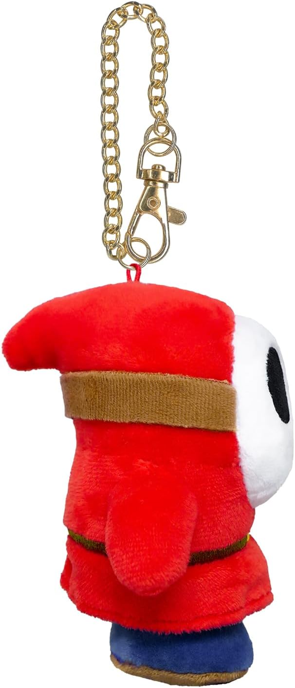 Shy Guy Super Mario All Star Collection Keychain Mascot Plush