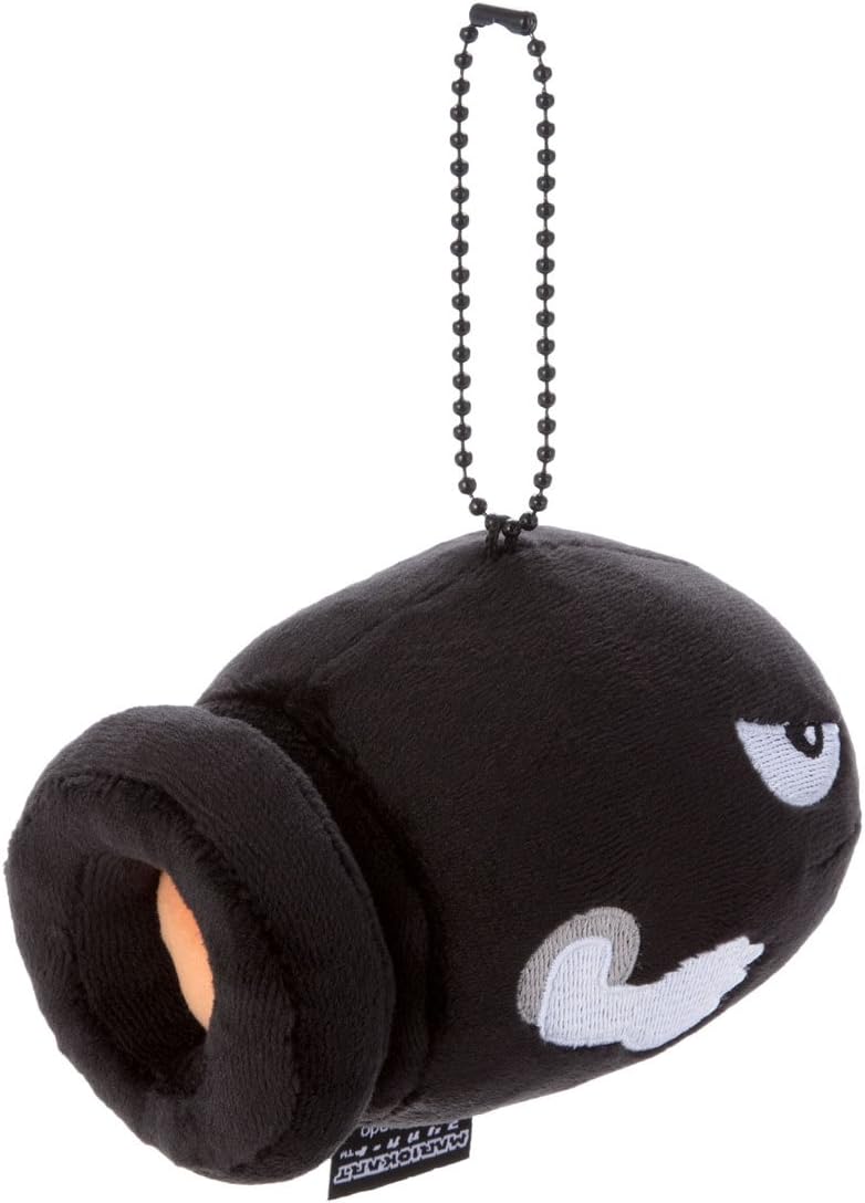 Bullet Bill Mario Kart Mocchi-Mocchi-GameStyle Ball Chain Mascot Plush