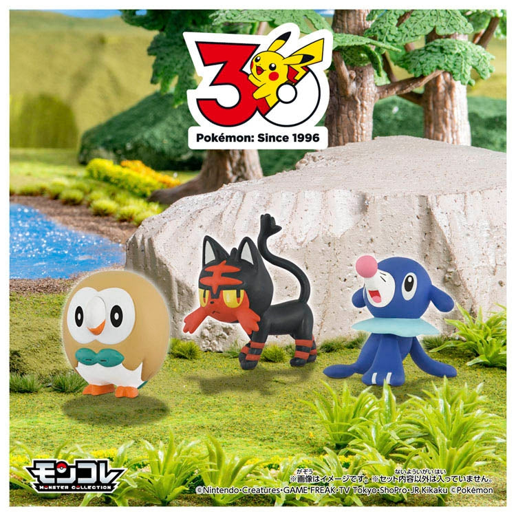Moncolle 30th Anniversary Alola Region 3-Piece Departure Set