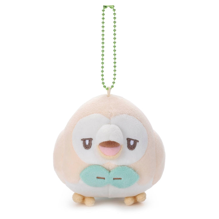 Rowlet Pokepeace Funny Face Ball Chain Mascot