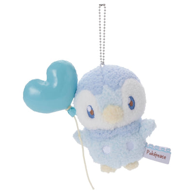 Piplup Pokepeace Mellow Heart Mascot Plush