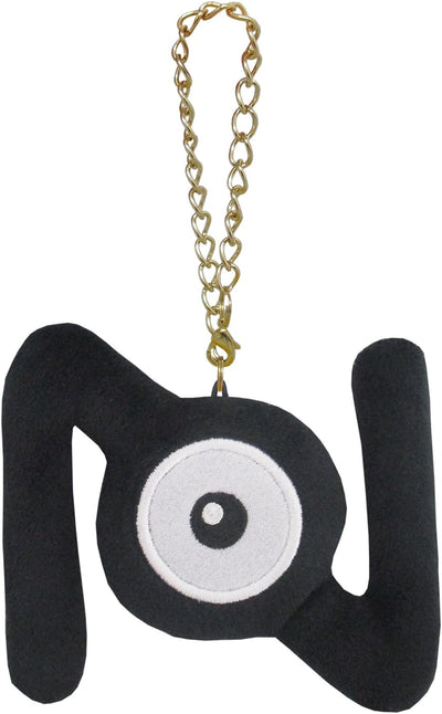 Unown N All Star Collection Mascot Plush Keychain