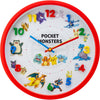 T's Factory Pocket Monsters Red Wall Clock