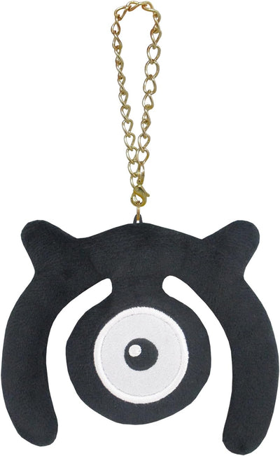 Unown M All Star Collection Mascot Plush Keychain