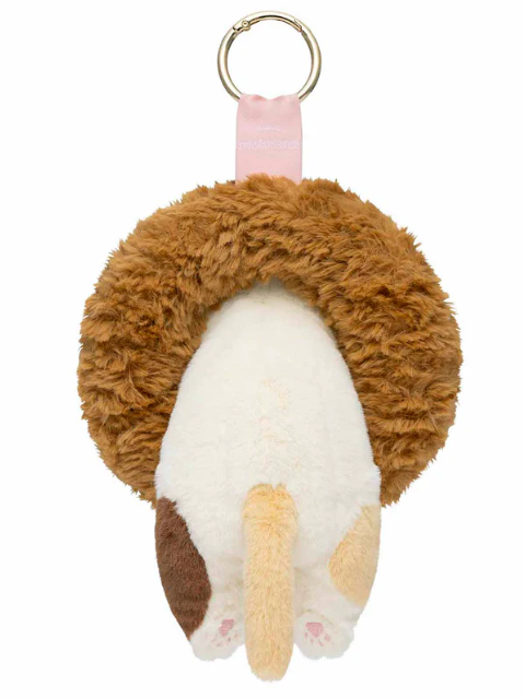 Mofusand COFFEE AND DONUTS Milk Chocolate Donut Cat Key Ring Mascot Plush