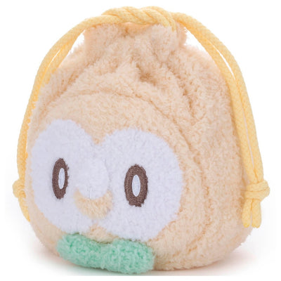 Rowlet Pokepeace Plush Drawstring Bag
