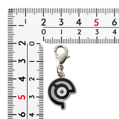 Unown C Metal Charm