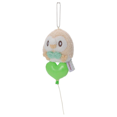 Rowlet Pokepeace Mellow Heart Mascot Plush