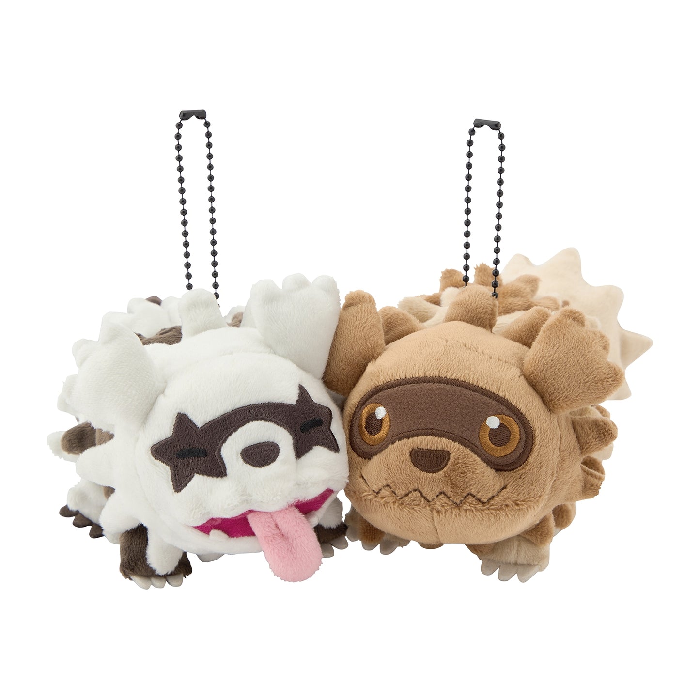 Zigzagoon & Galarian Zigzagoon Pair Mascot Plush That Stick Together With Magnets Nita Mono-Doshi