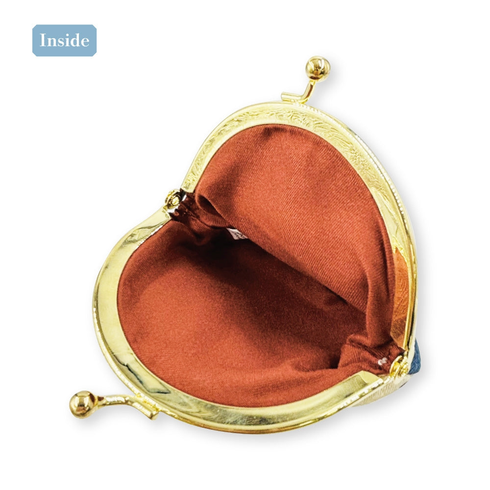 Fuecoco Japanese Pattern Gamaguchi Coin Case