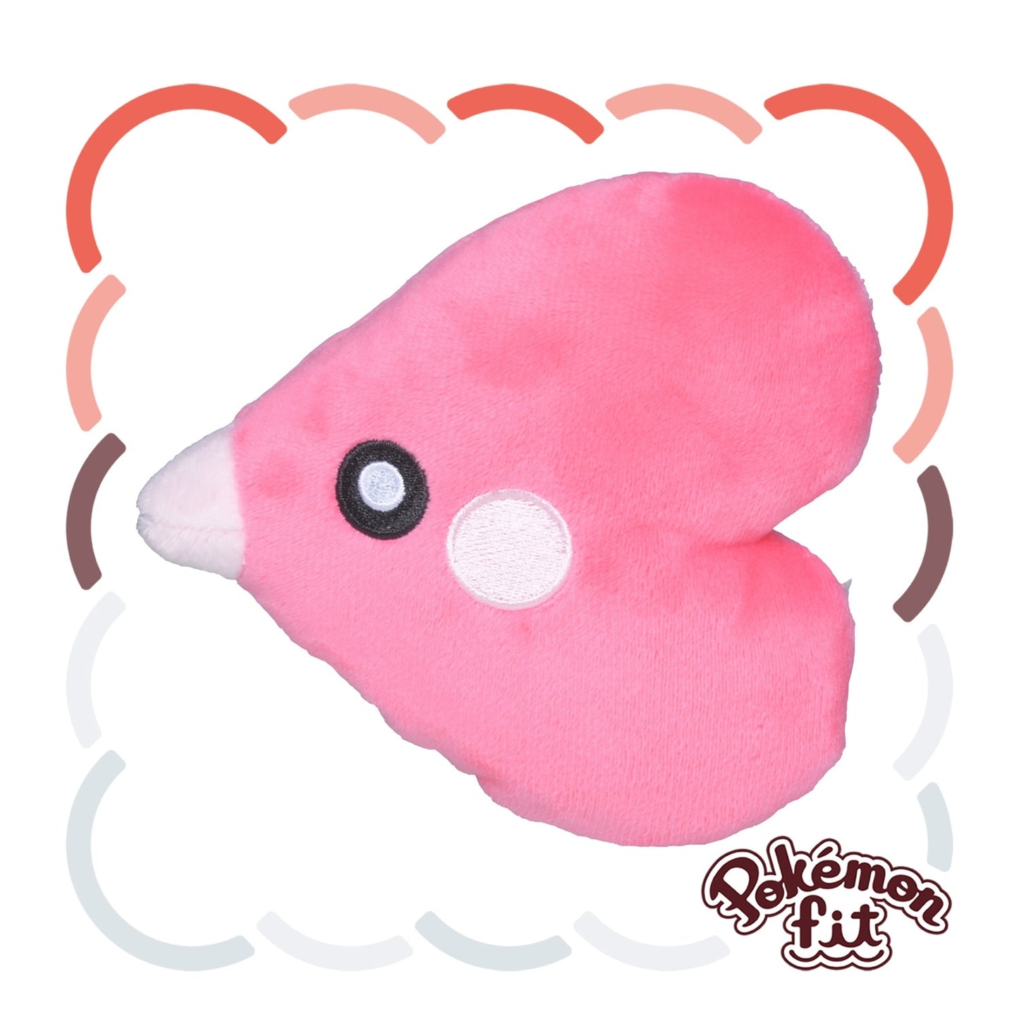Luvdisc 370 Plush Pokemon Fit