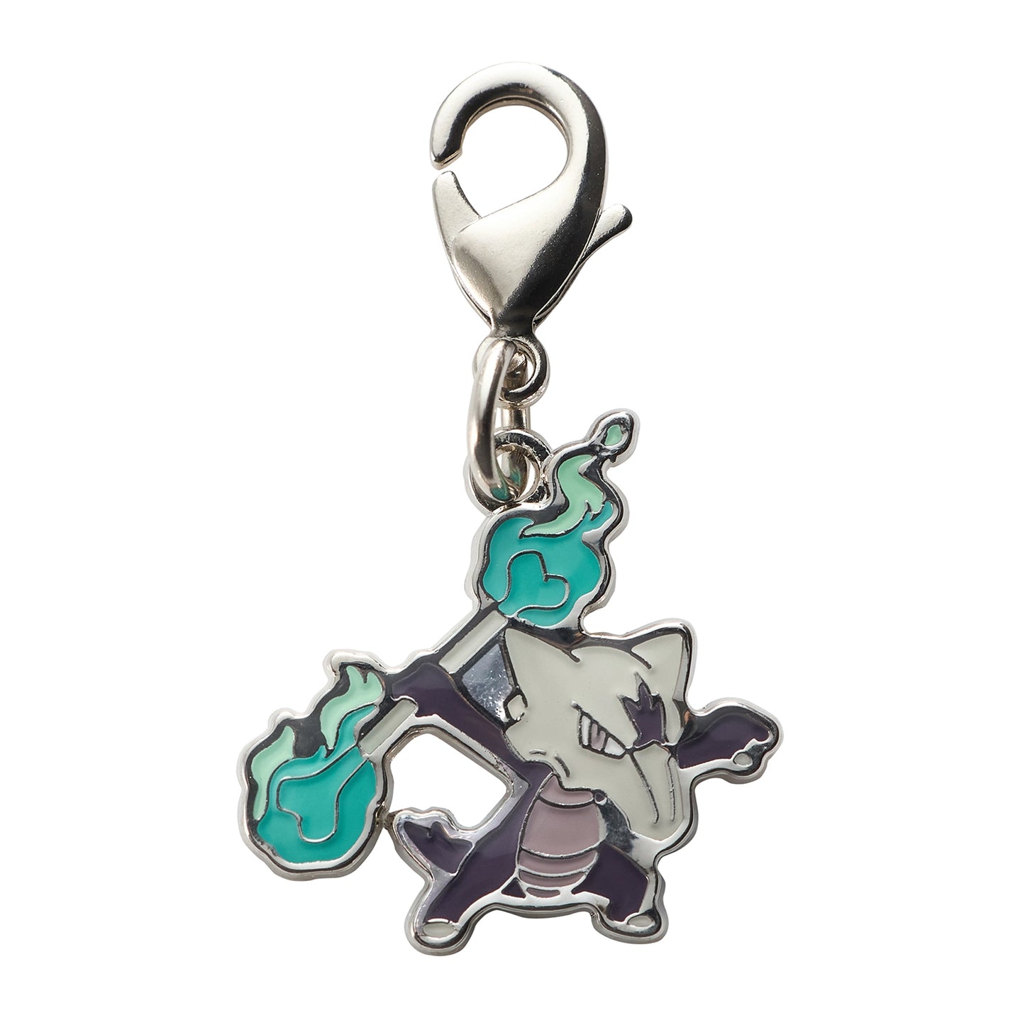 Alolan Marowak National Encyclopedia Metal Charm
