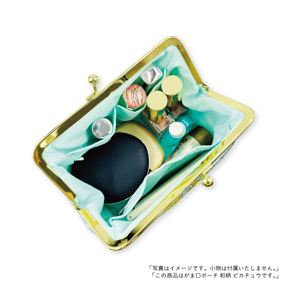 Pikachu Japanese Pattern Gamaguchi Pouch