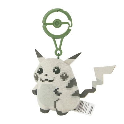 Pikachu Beginning 30th Anniversary Black and White Mascot Plush