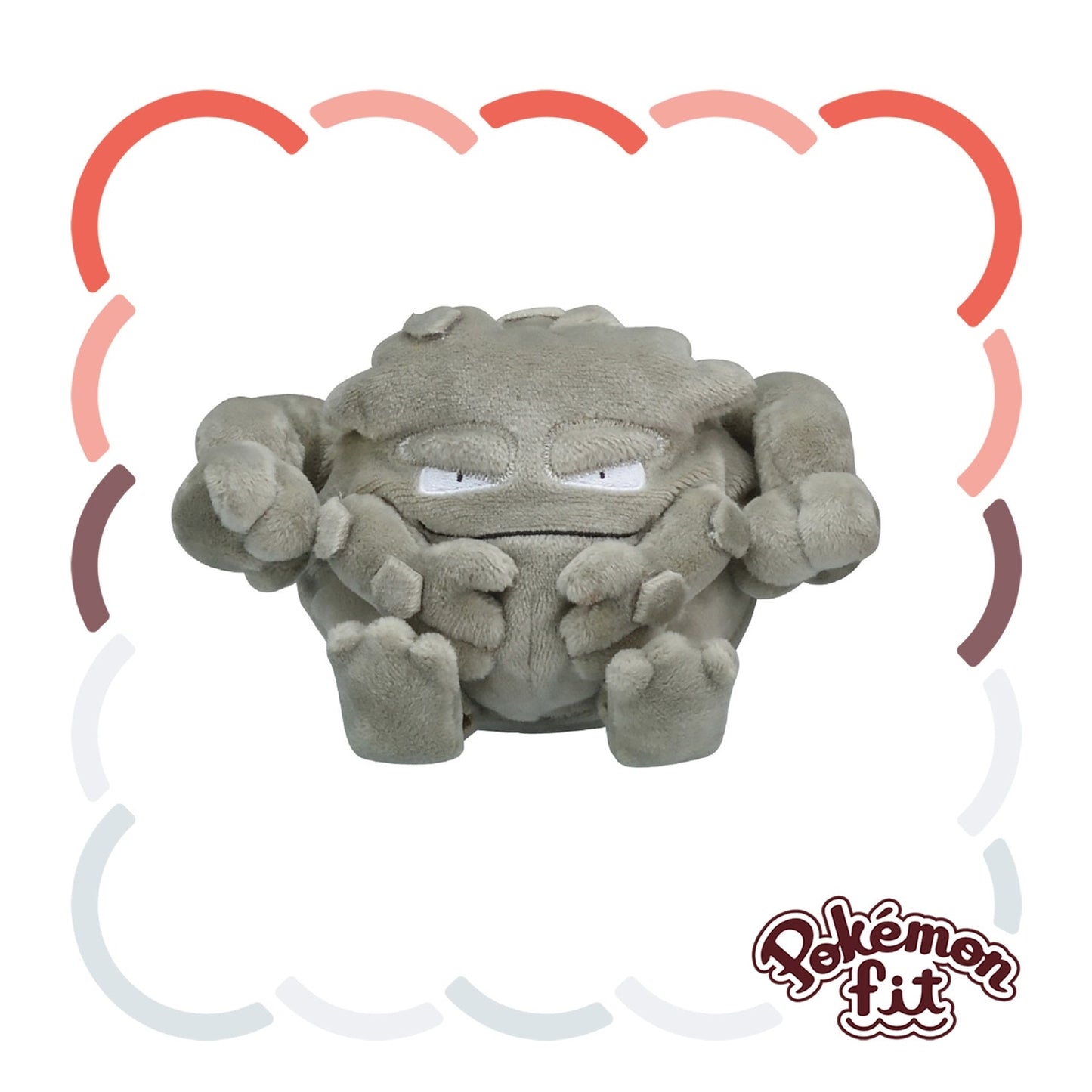 Graveler 075 Plush Pokemon Fit