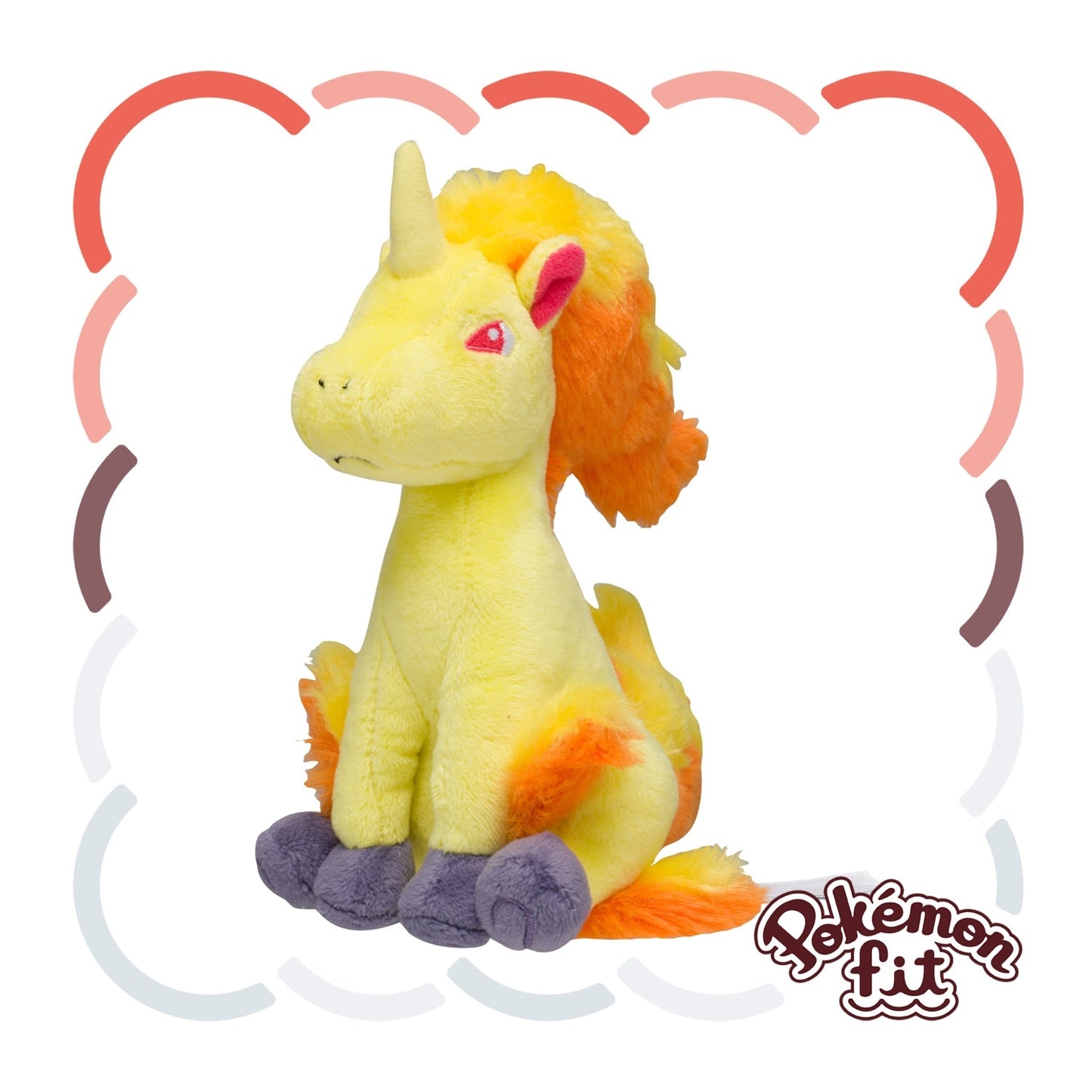 Rapidash 078 Plush Pokemon Fit