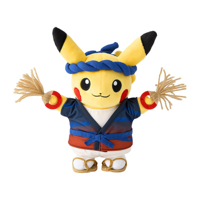 Waraji Festival Pikachu Pokemon Center Tohoku Renewal Plush