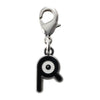 Unown R Metal Charm