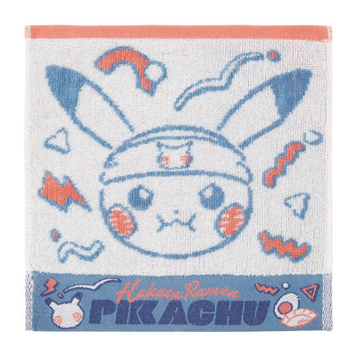 Pikachu Hakata Ramen Sub Art Pokemon Center Fukuoka Renewal Hand Towel