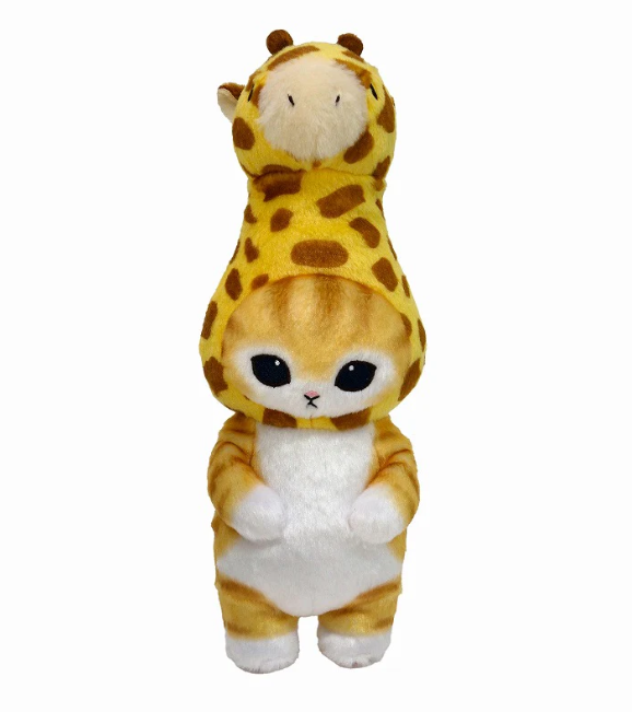 Mofusand Giraffe Orange Cat Potetama Plush
