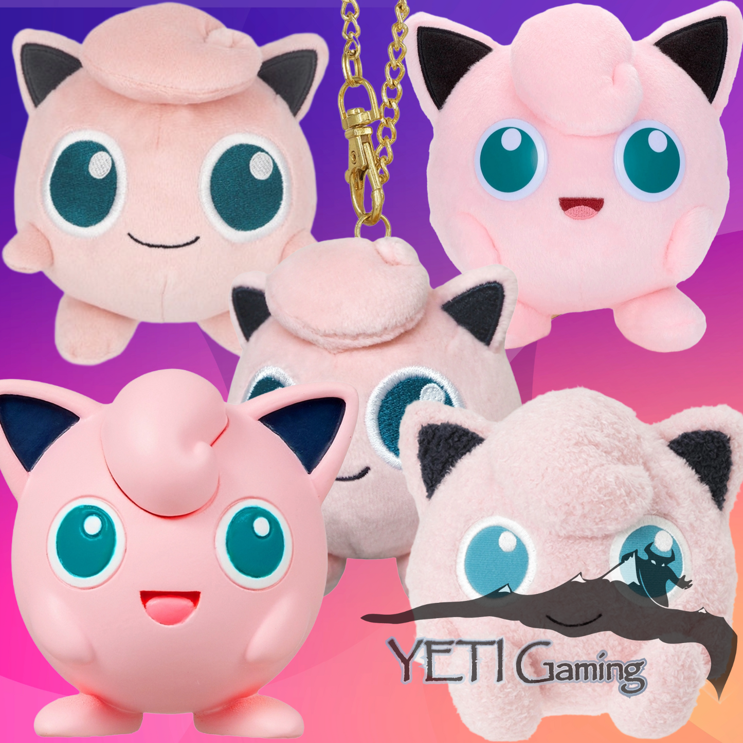 Jigglypuff Mokomoko Sekiguchi, I Choose You!, All Star Collection Mascot, Moncolle, All Star Jigglypuff Bundle