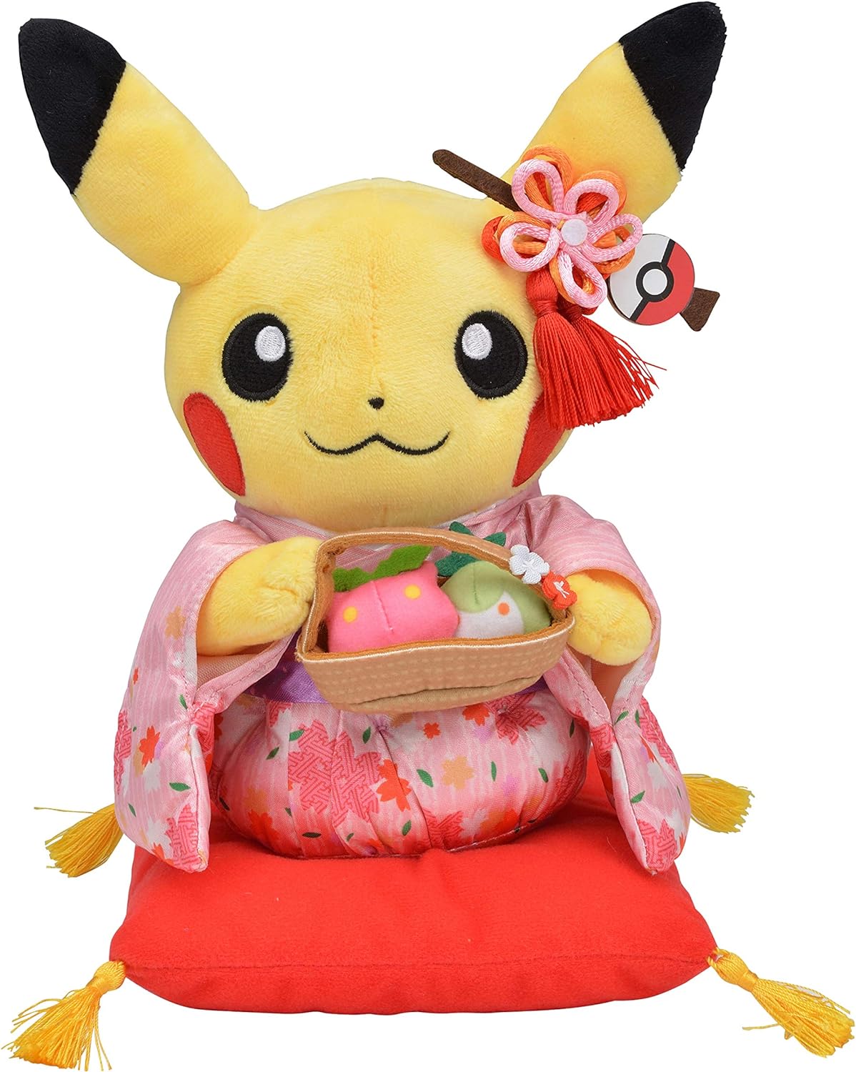 Female Kimono Pretend Tea Party Plush Pikachu Pokemon Center Kyoto