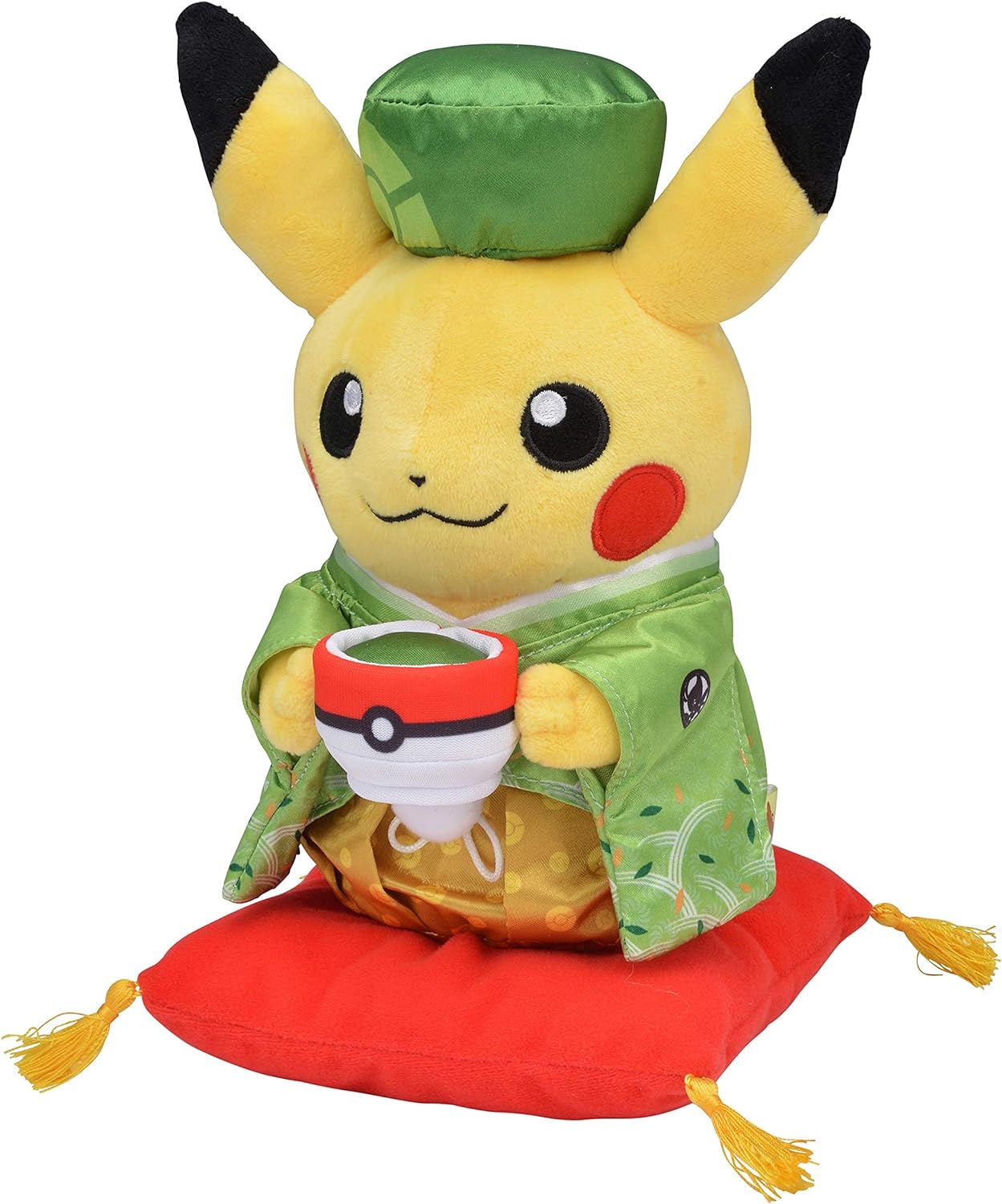 Male Kimono Pretend Tea Party Plush Pikachu Pokemon Center Kyoto