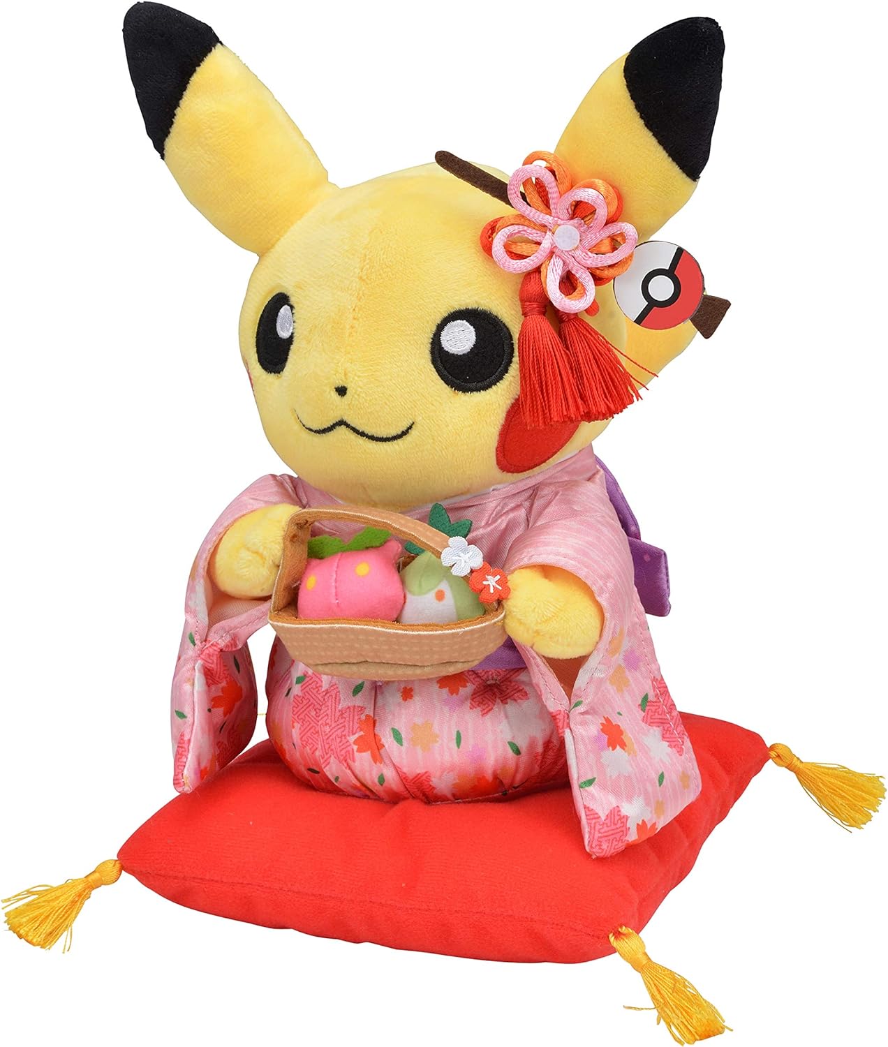 Female Kimono Pretend Tea Party Plush Pikachu Pokemon Center Kyoto