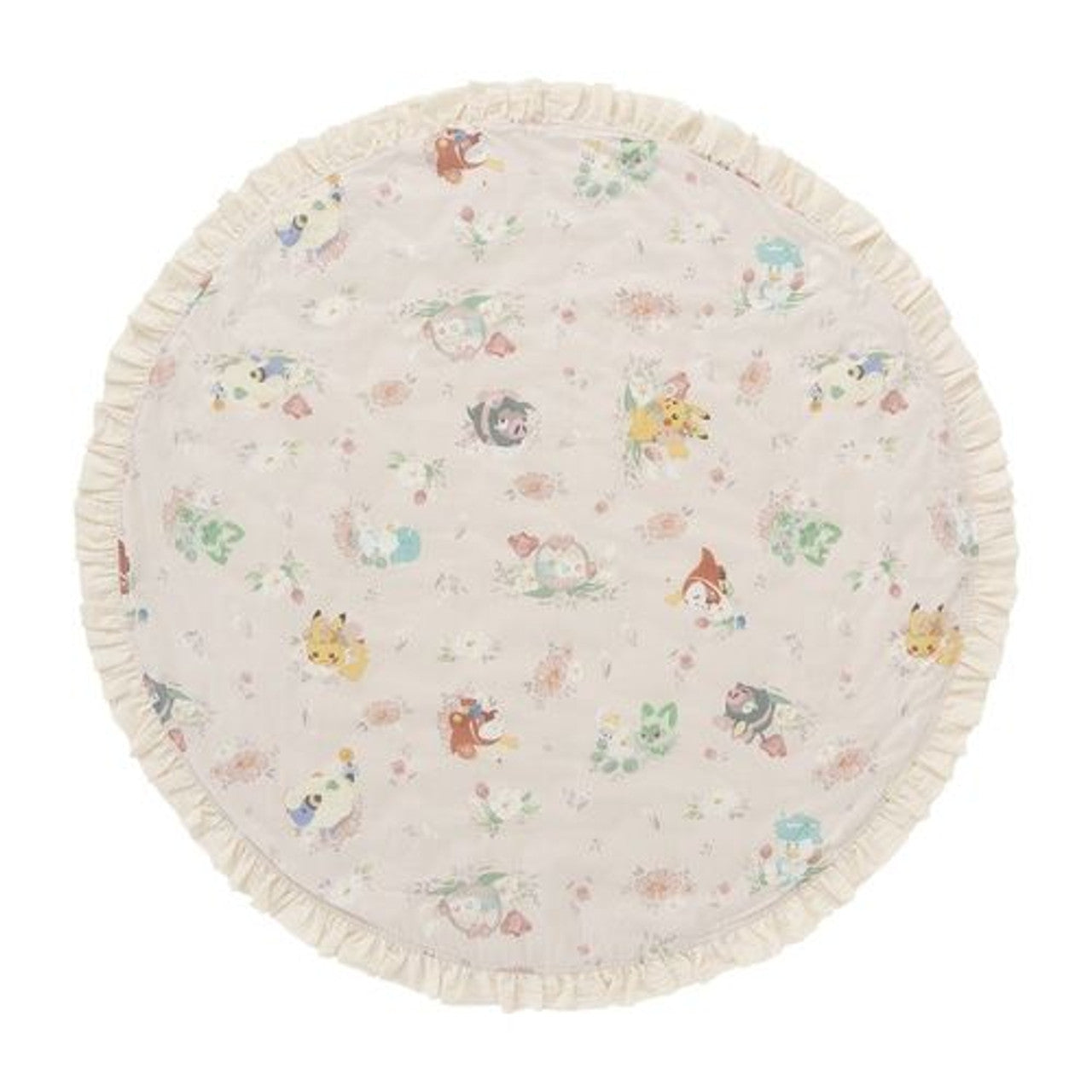 Pikachu's Easter Egg Hunt Ruffled Picnic Blanket