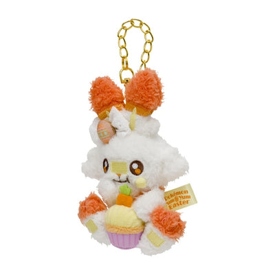 Scorbunny Pokemon Yum Yum Easter Mascot Plush Keychain