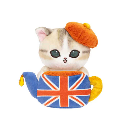 Mofusand Mofumofu Journey Teapot Cat Desktop Plush