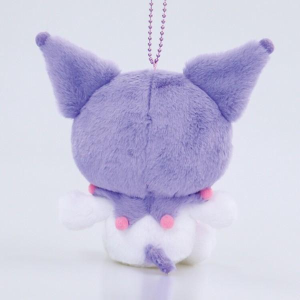 Kuromi Colorful Boa Mascot Plush (Purple)