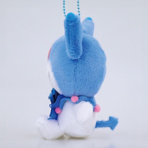 Kuromi Colorful Boa Mascot Plush (Blue)