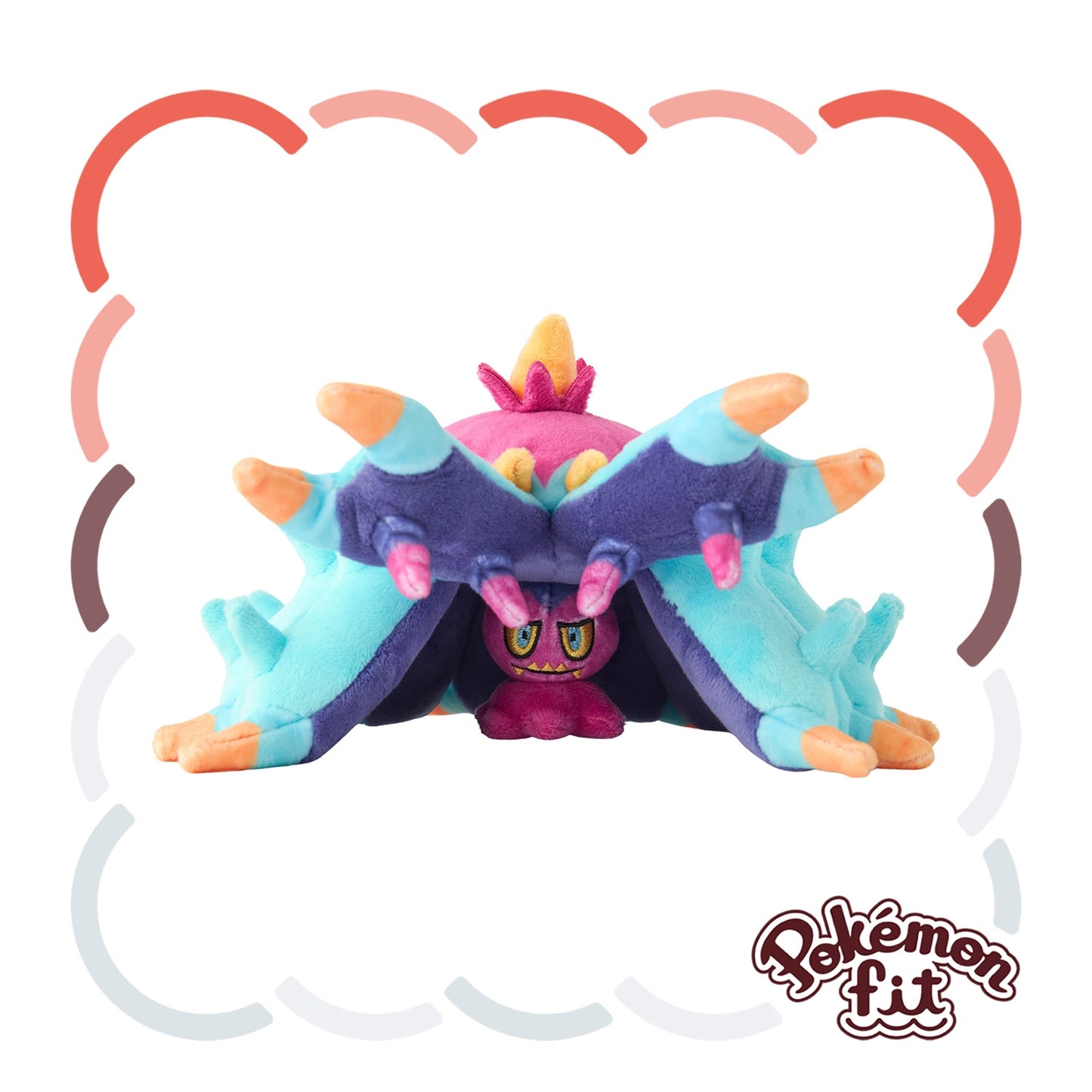Toxapex Pokemon Fit Plush