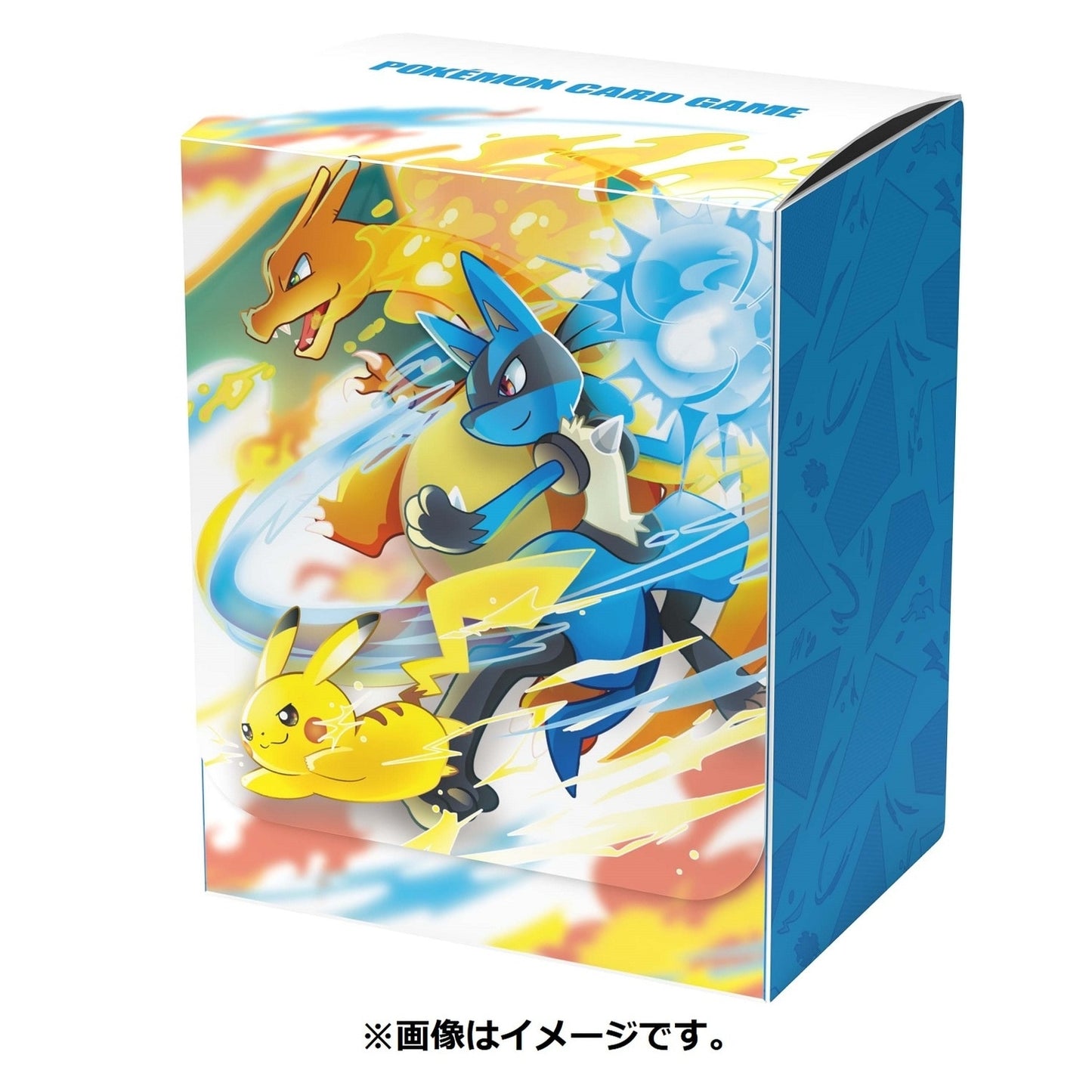 Battle Start! Charizard & Lucario & Pikachu Deck Box