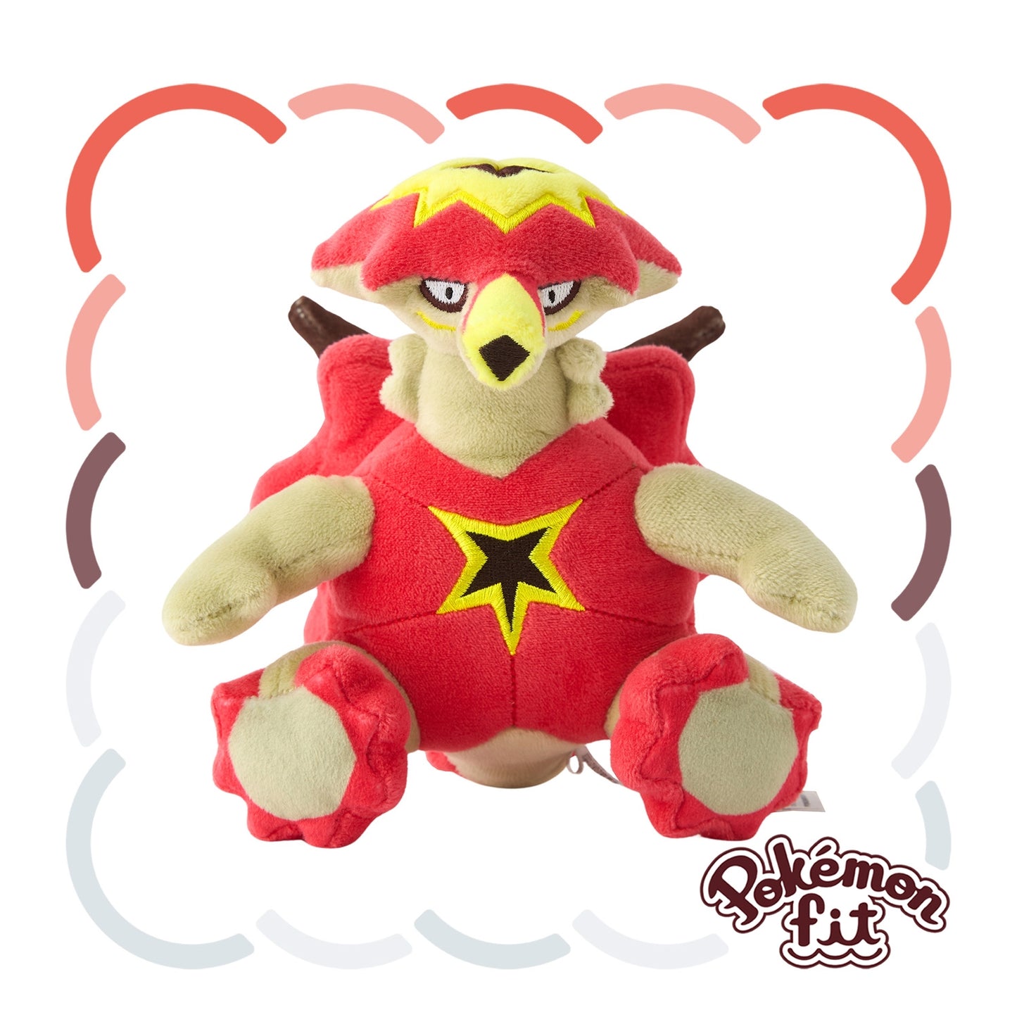 Turtonator Pokemon Fit Plush