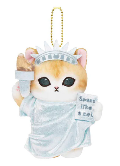 Mofusand Mofumofu Journey Statue of Liberty Cat Mascot Plush