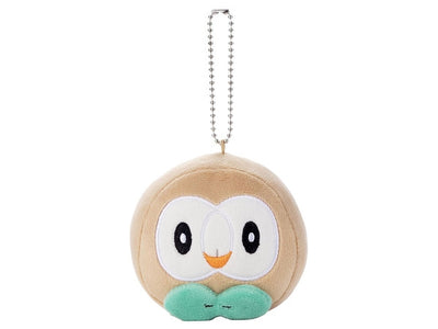 Rowlet Mocchi-Mocchi-Style Face Shaped Mascot Plush