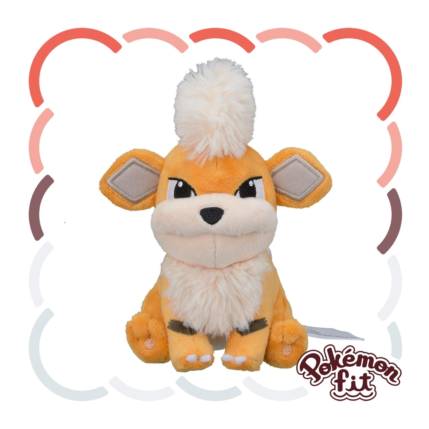 Growlithe 058 Plush Pokemon Fit
