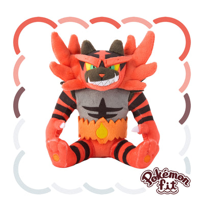 Incineroar Pokemon Fit Plush