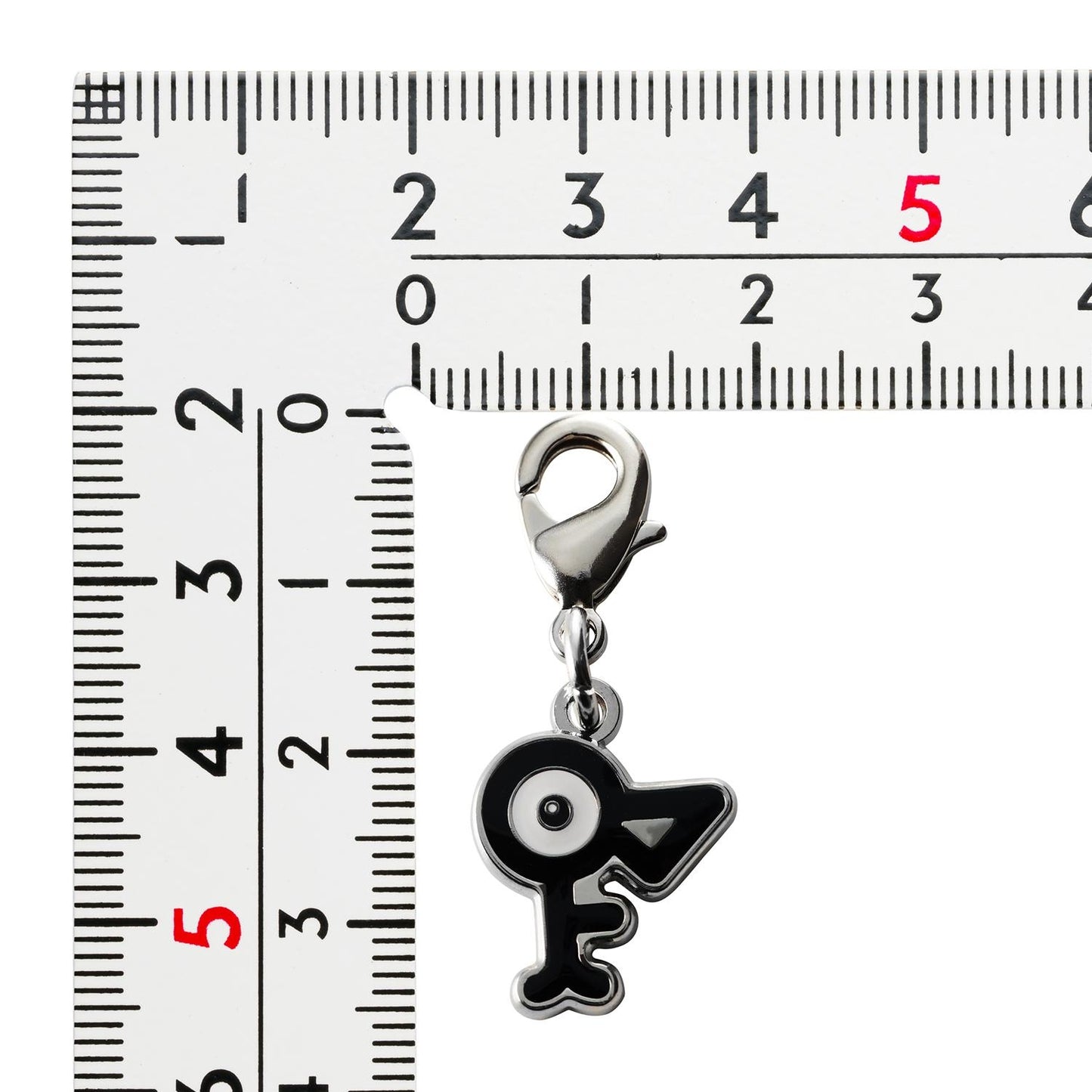 Unown F Metal Charm