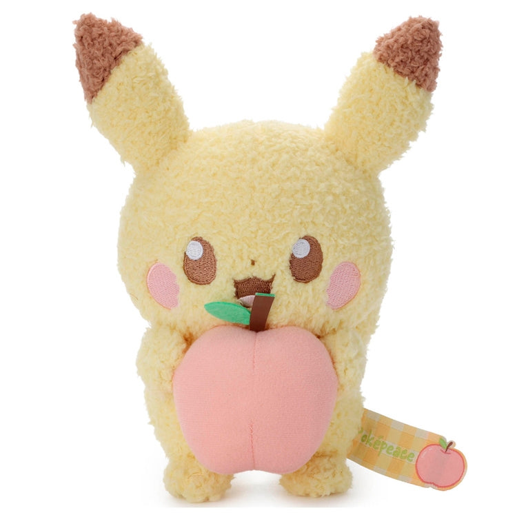 Pikachu Pokepeace Plush (Colorful Version with Apple)