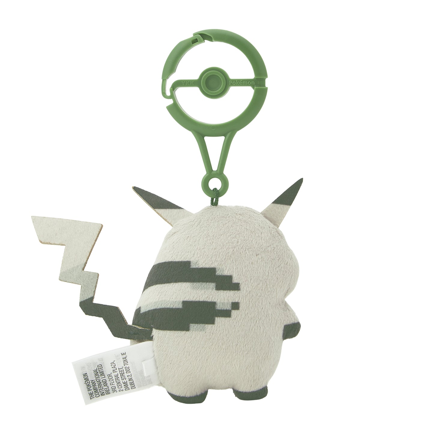 Pikachu Beginning 30th Anniversary Black and White Mascot Plush