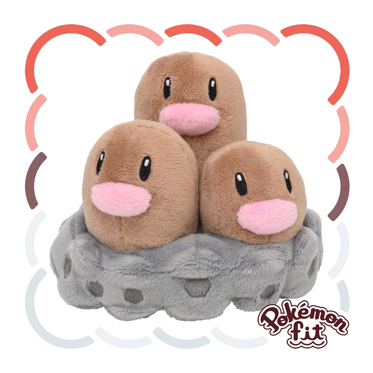 Dugtrio 051 Plush Pokemon Fit