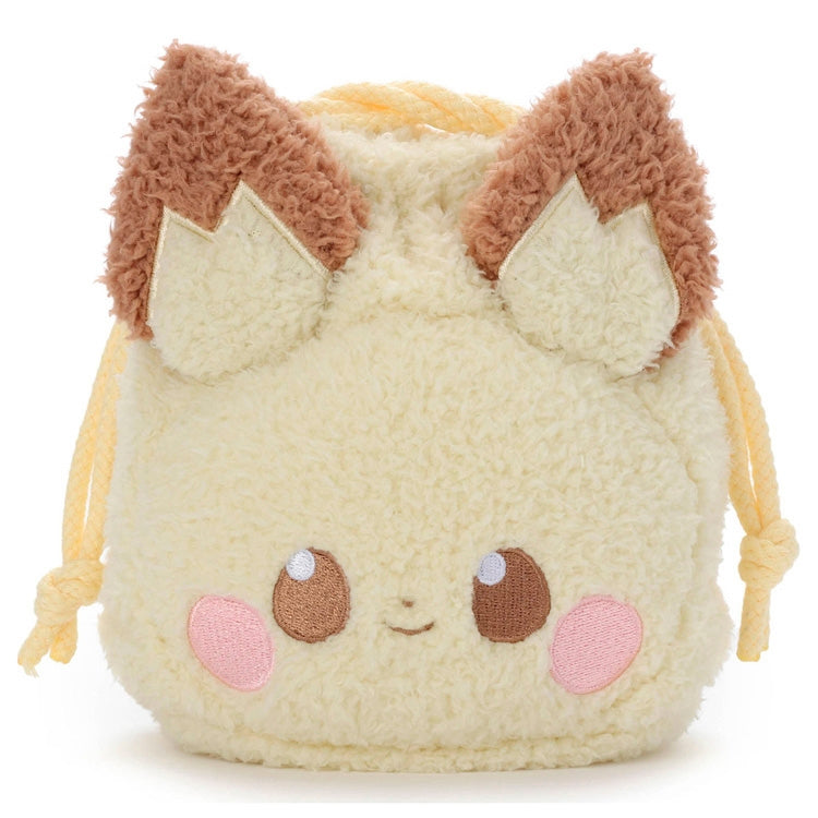 Pichu Pokepeace Plush Drawstring Bag