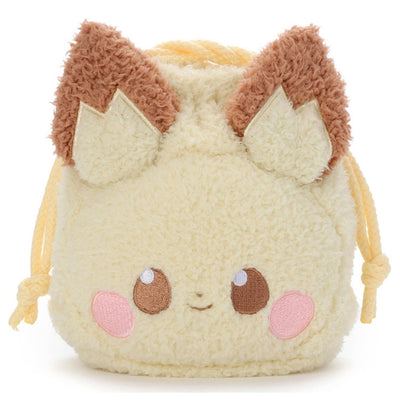 Pichu Pokepeace Plush Drawstring Bag