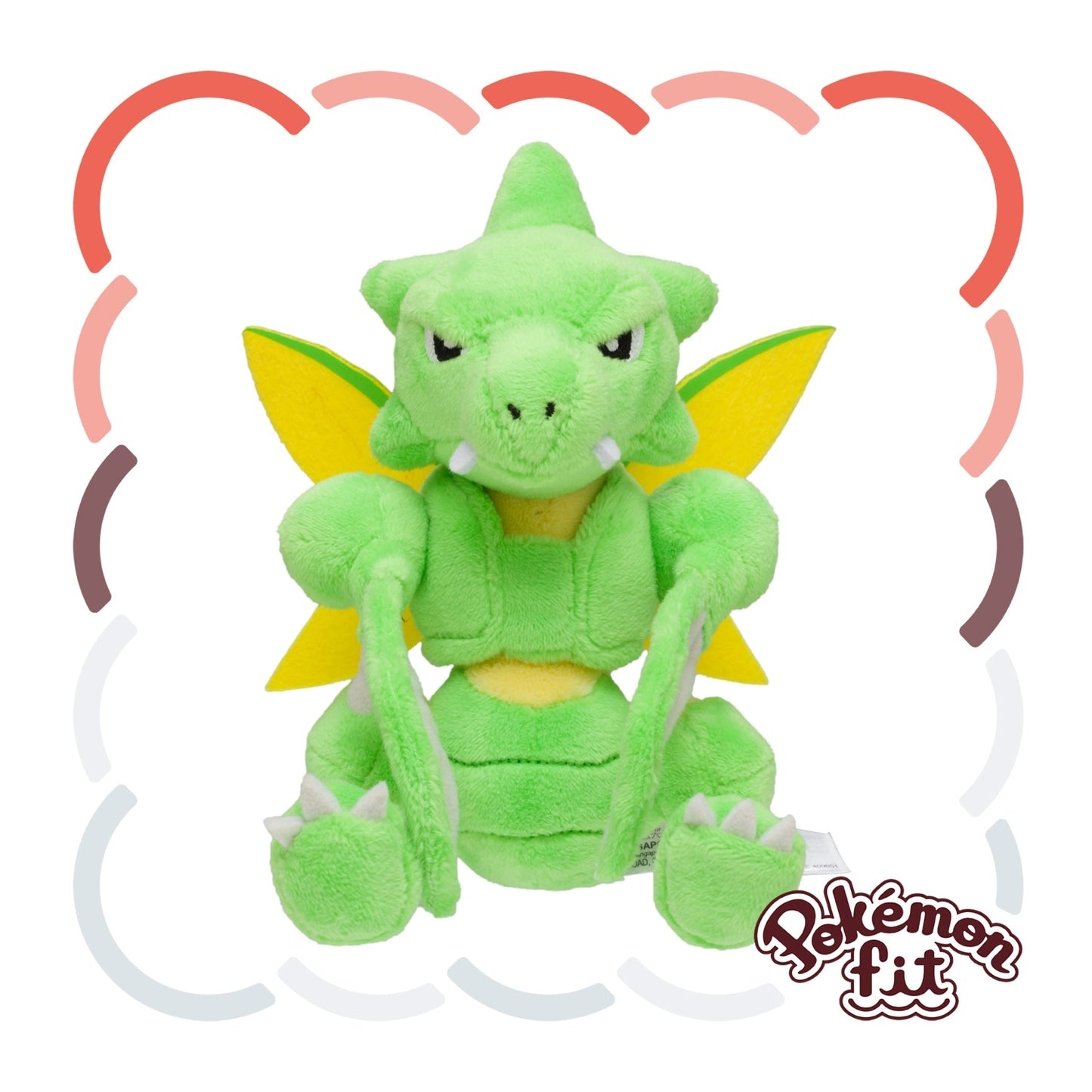 Scyther 123 Plush Pokemon Fit