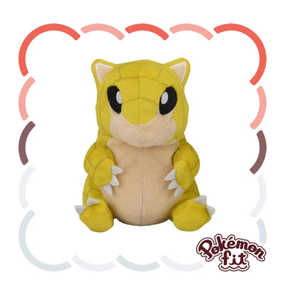 Sandshrew 027 Plush Pokemon Fit