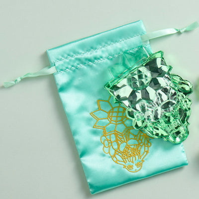 Leafeon Terastal Die-Cut Sparkly Mirror