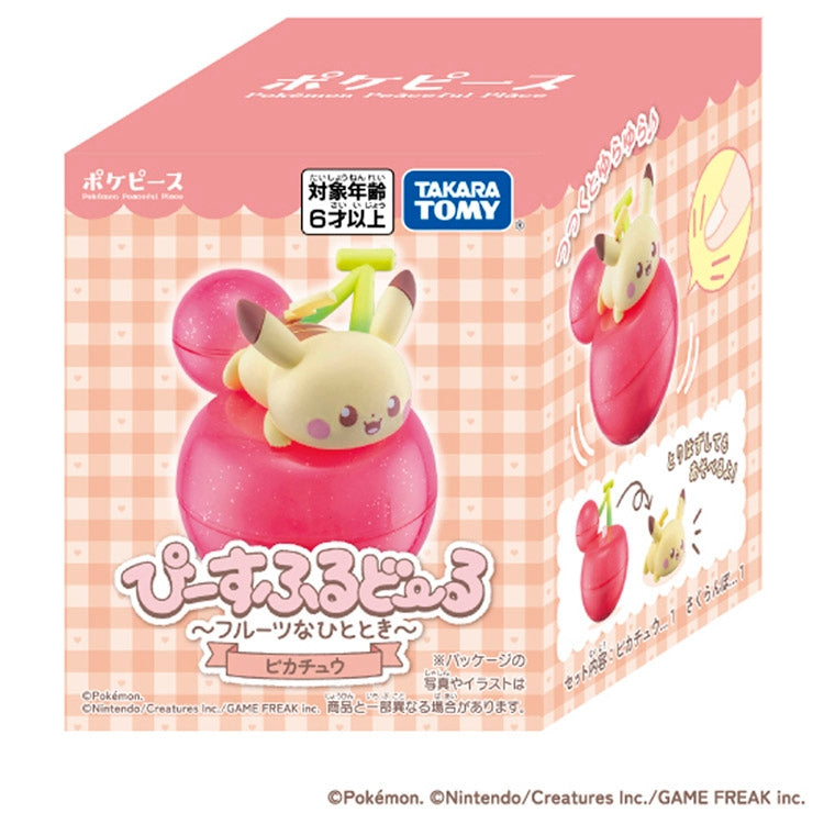 Pikachu Pokepeace Peaceful Doll Fruity Moment Figure